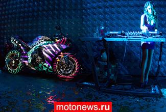 "Сила Света" подсветила мотоцикл Yamaha YZF-R1