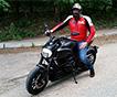 Дмитрий Рогозин опробовал новый Ducati