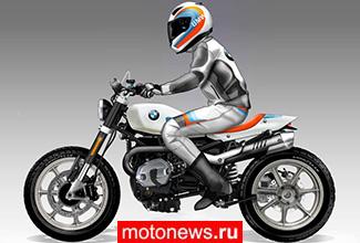 Обердан Бецци представил концепт мотоцикла BMW для флэт-трека
