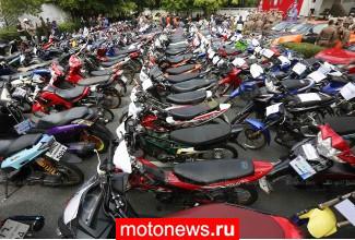 Полиция задержала несколько тысяч мотоциклистов
