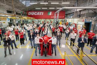Ducati начала производство первого в мире мотоцикла с передним и задним радарами