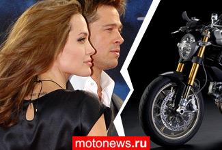 Анжелина Джоли готовит мужу очередной подарок - мотоцикл