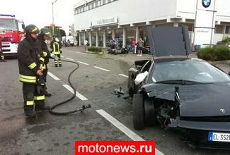Авария в Италии: Lamborghini уничтожил мотоцентр