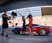 Анастасия Трегубова и Ferrari F430 на новой российской трассе Moscow Raceway