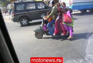 Рост продаж скутеров поддерживает индийский рынок