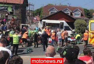 11 человек пострадали в аварии на Isle of Man TT